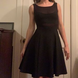 Elizabeth & James Black cocktail minidress